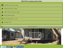 Tablet Screenshot of bimbipark.com.au